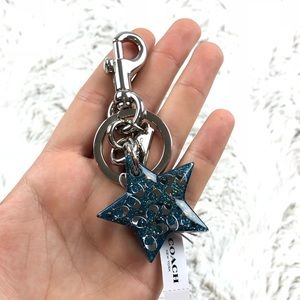 Coach Signature Star Bag Charm